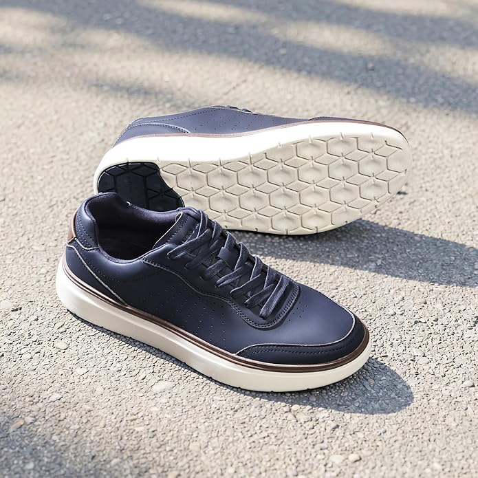 Bruno Marc Men's Fashion Dress Sneakers – Casual Lace-Up Walking Shoes
