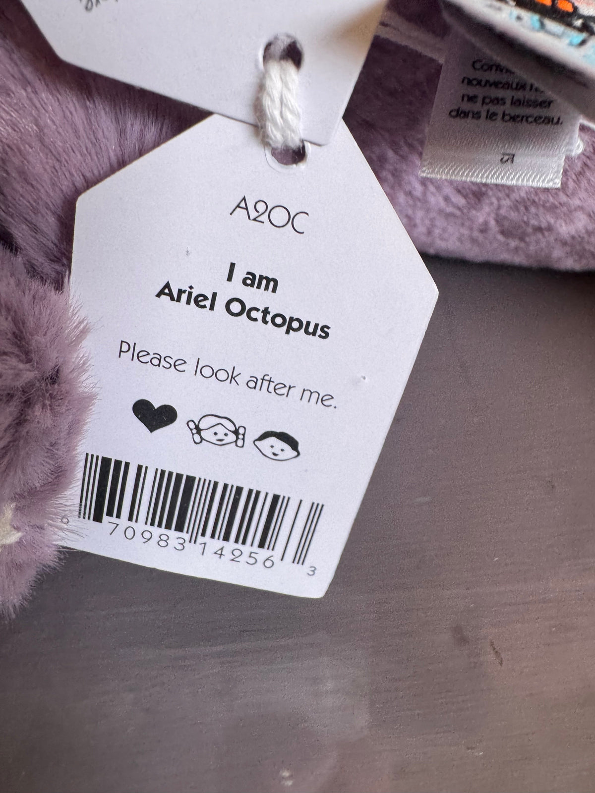 Jellycat Ariel Octopus