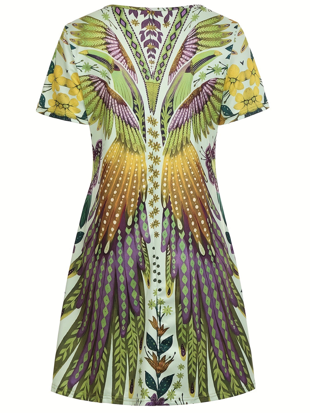 Willa | Bohemian Print A-Line Dress