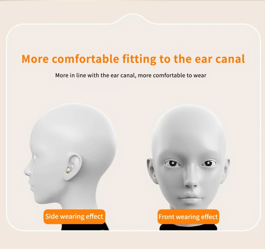 2-in-1 Wireless Earphones Couples Shared Audio Long Battery Life Clear Sound TV Movies for Bedside Audio, Alarms and Room Entertainment