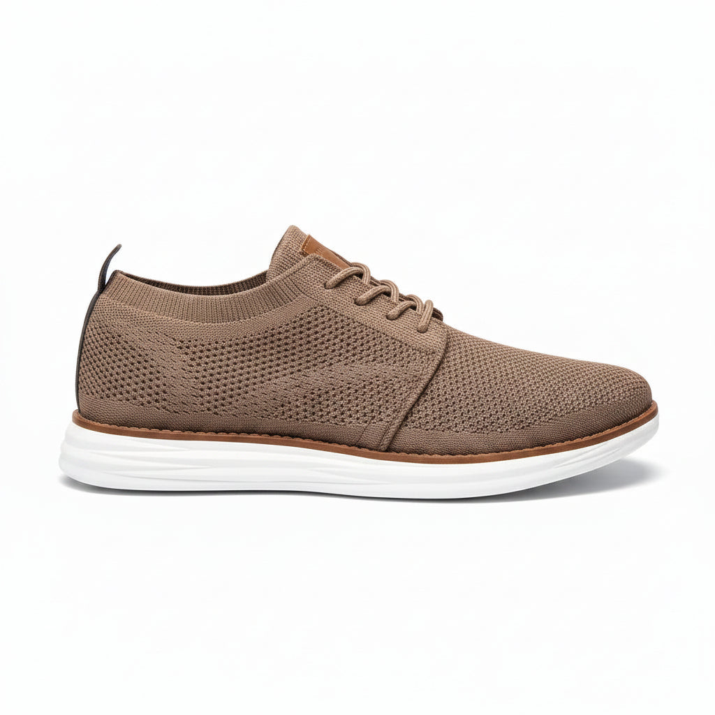 Bruno Marc Men's KnitFlex Breeze Mesh Sneakers – Lace-Up Lightweight Casual Walking Shoes