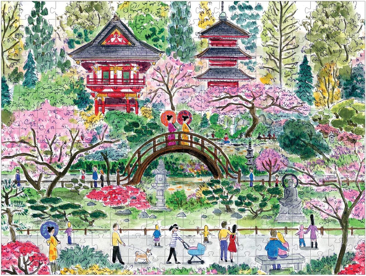 Galison Michael Storrings Japanese Tea Garden 300p Puzzle