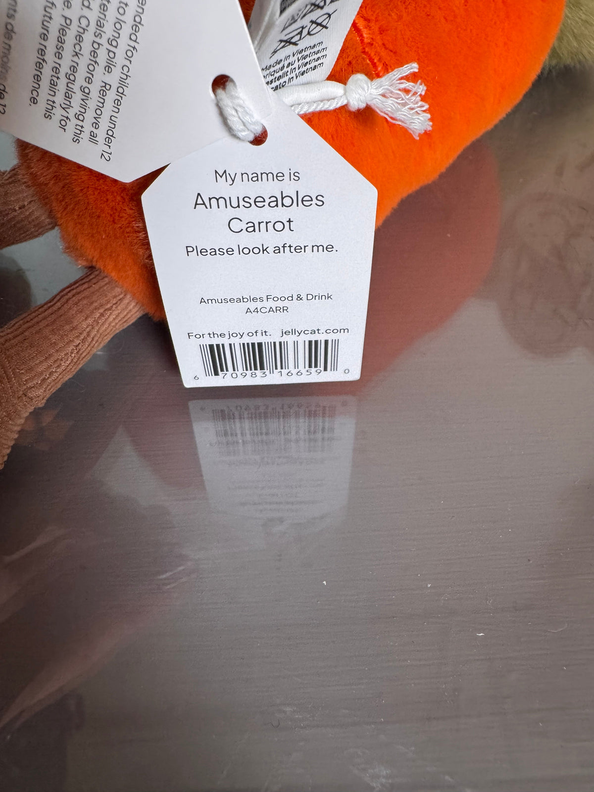Jellycat Amuseables Carrot