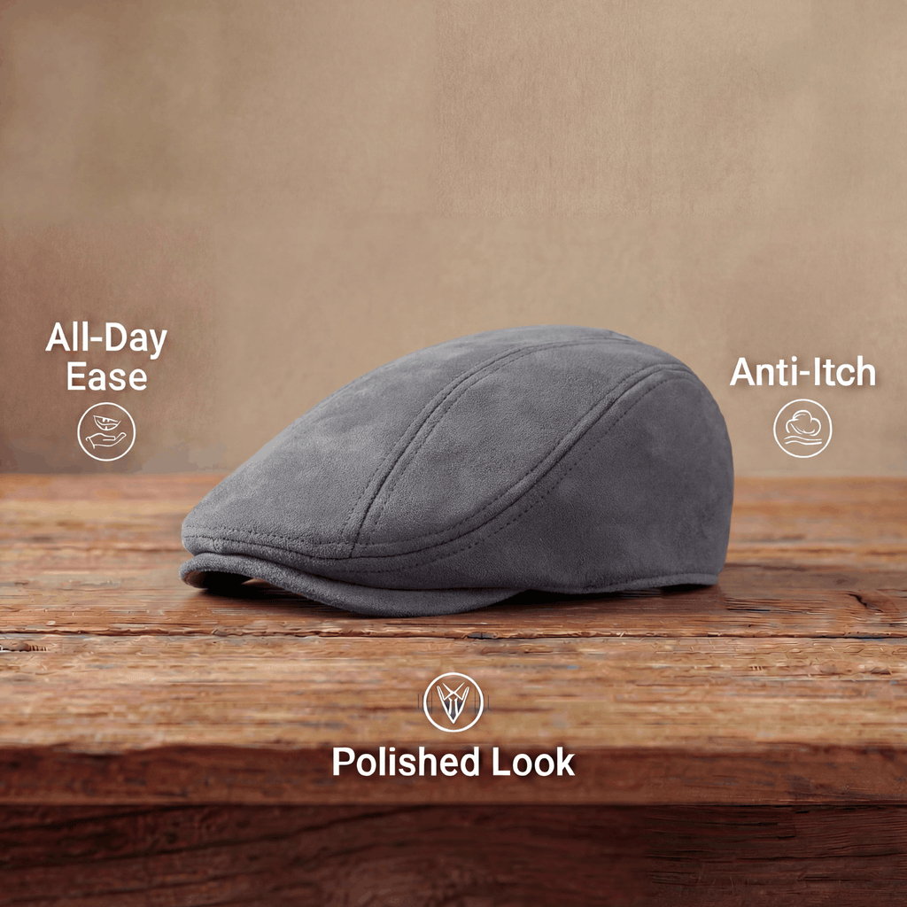 Samuel | Klassische Flatcap aus Wildleder
