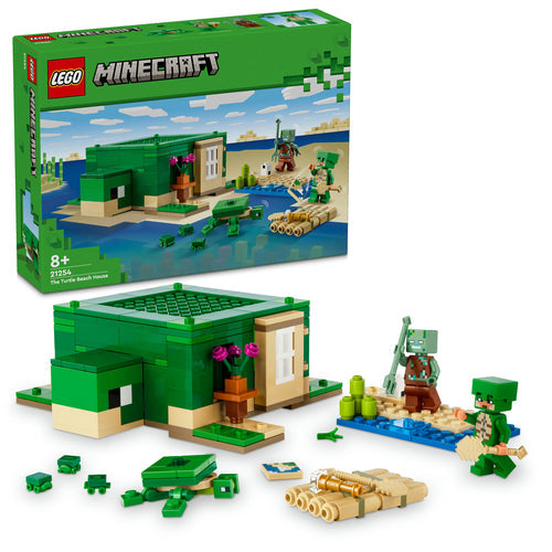 La maison de la plage de la tortue LEGO Minecraft 21254