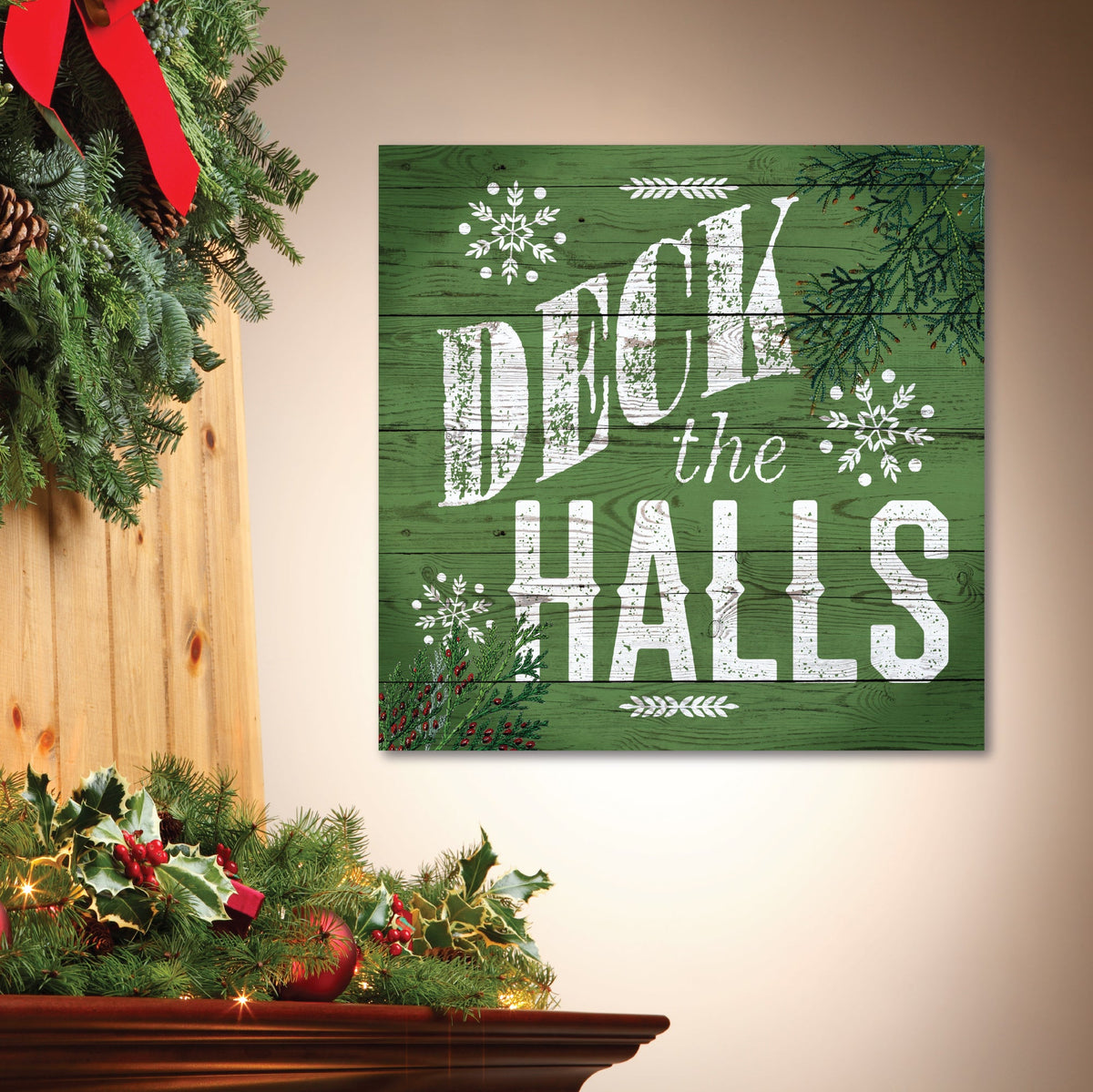 Deck the Halls Gallery-Wrapped Canvas Wall Art