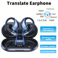 AI Translation Earbuds Bluetooth 5.4, 156 Languages Real-Time Two-Way Translation, Offline Mode, Audio Transcription & Photo Translation