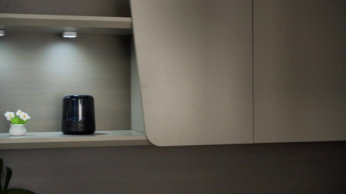 Puck Lights Rechargeable RGB with Charging Station - Motion Sensor Under Cabinet Lighting for Home Cooking, Dining and Outdoor Meals