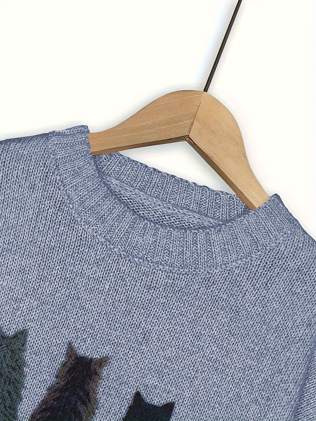 Talia | Gemütlicher Pullover mit Katzenmuster
