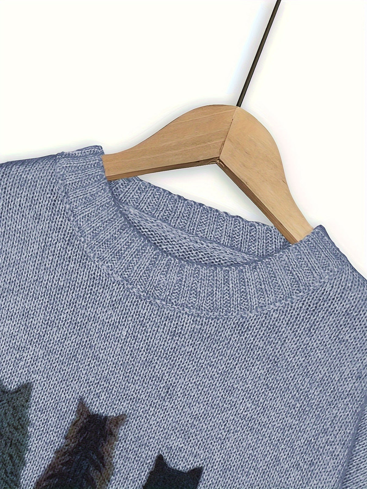 Talia | Gemütlicher Pullover mit Katzenmuster