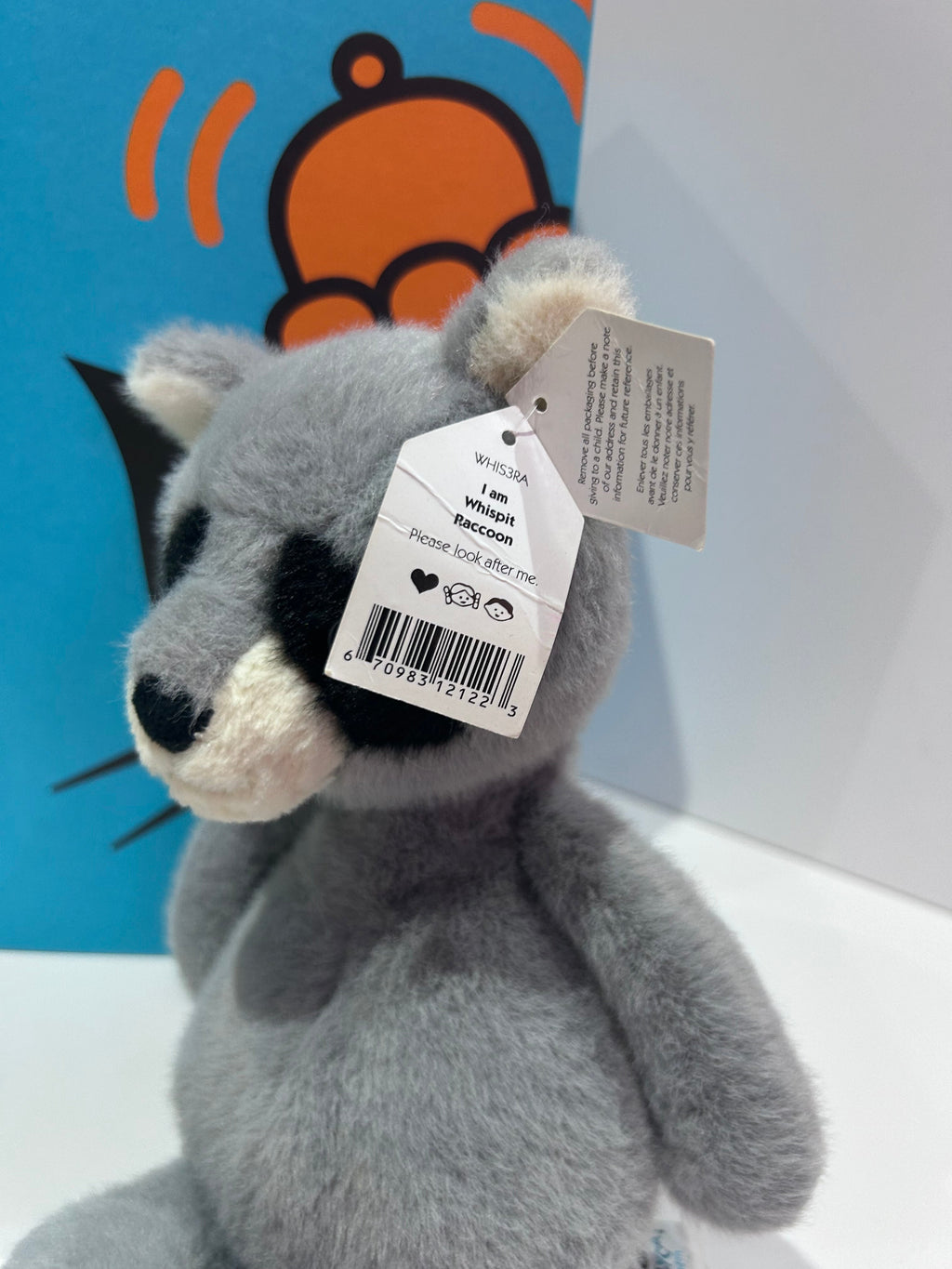 Jellycat Whispit Raccoon
