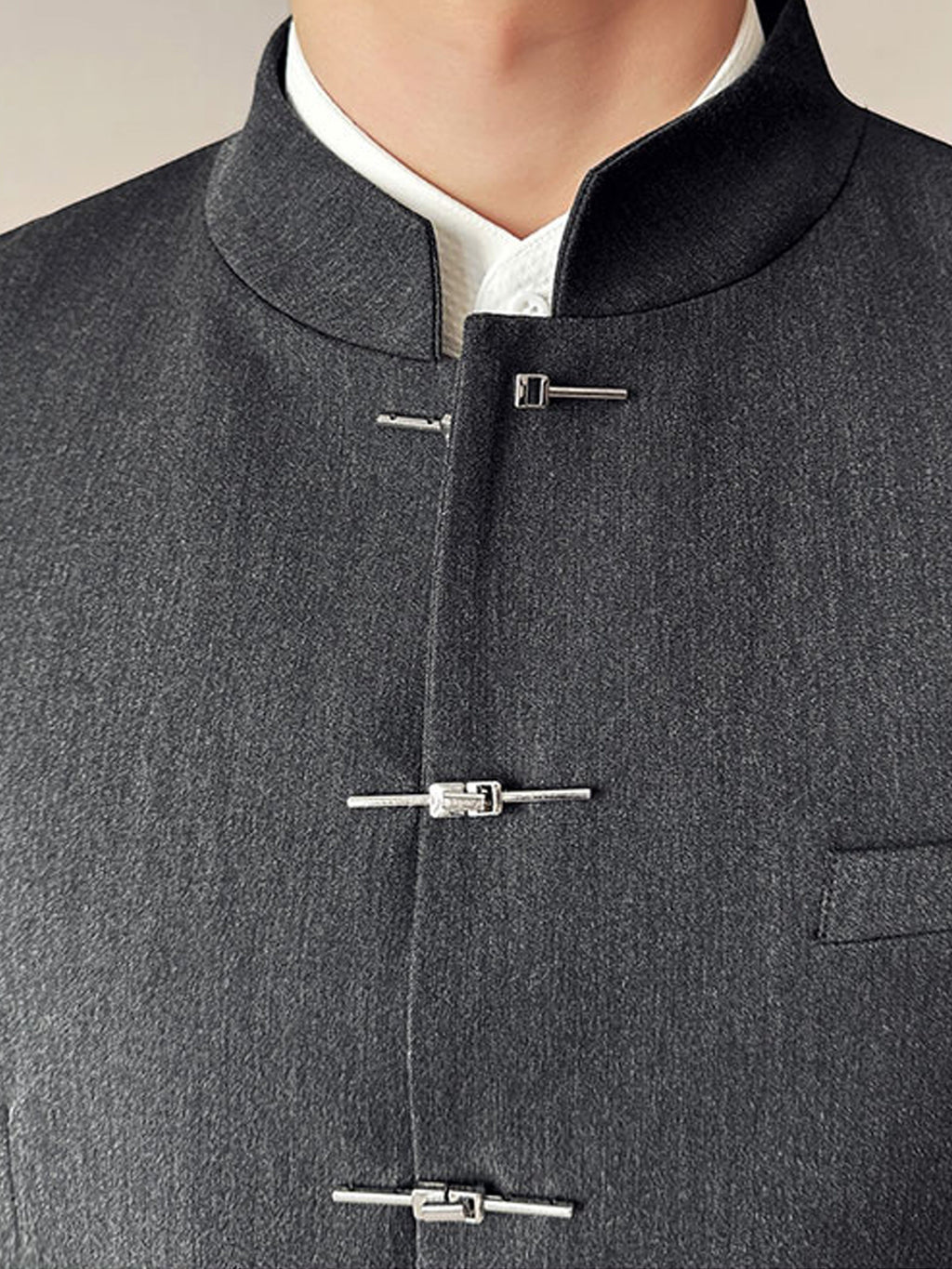Reid | Refined Stand-Collar Suit Jacket