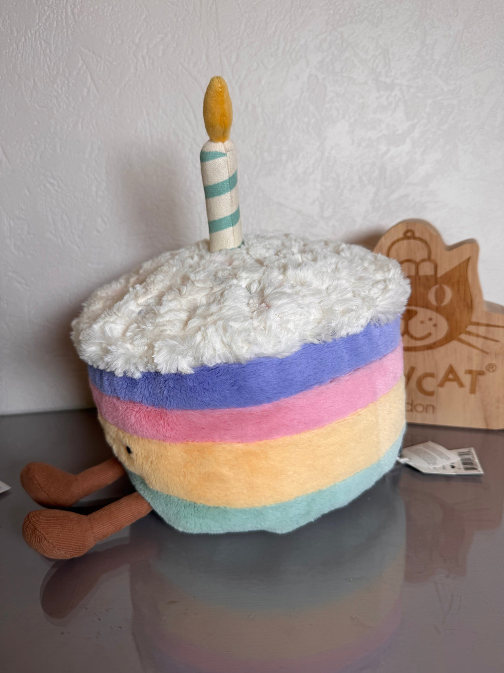 Jellycat Amuseables Rainbow Birthday Cake | LARGE | RARE