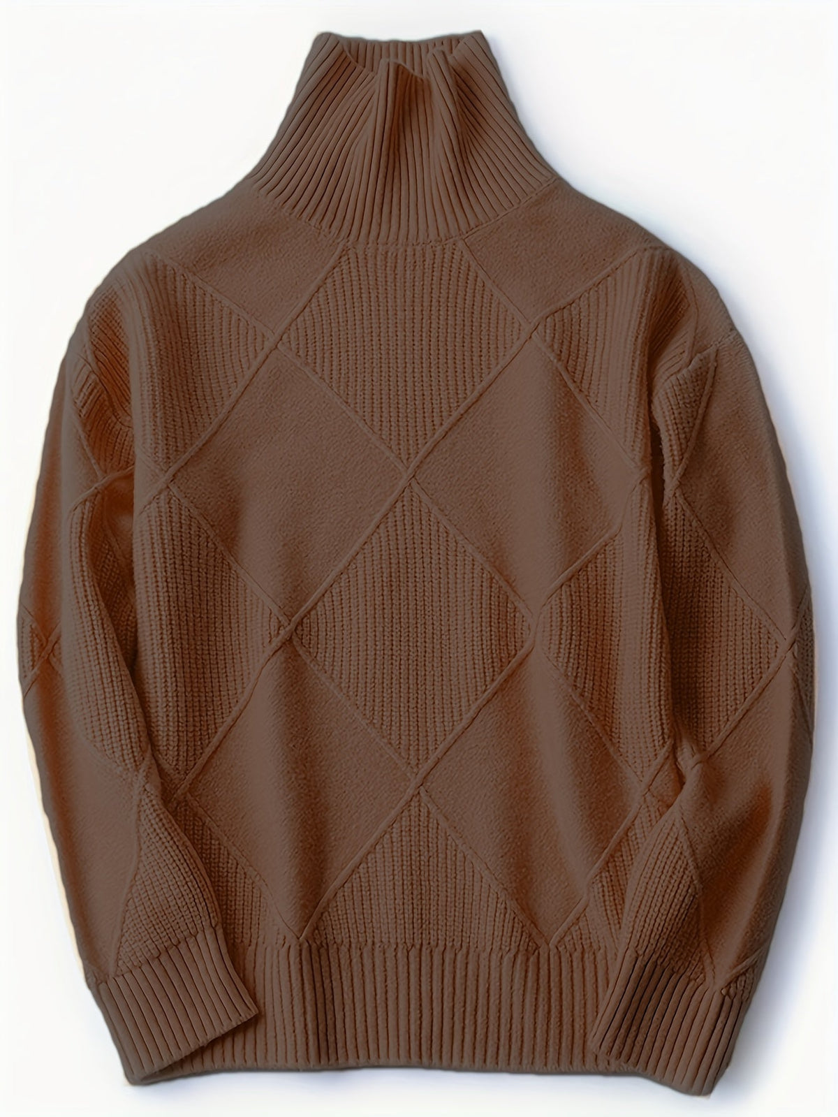 Freya | Strukturierter Rollkragenpullover