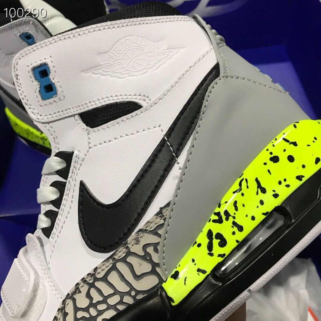 Air Jordan Legacy 312 Volt Laser Blue – White / Black / Volt / Grey