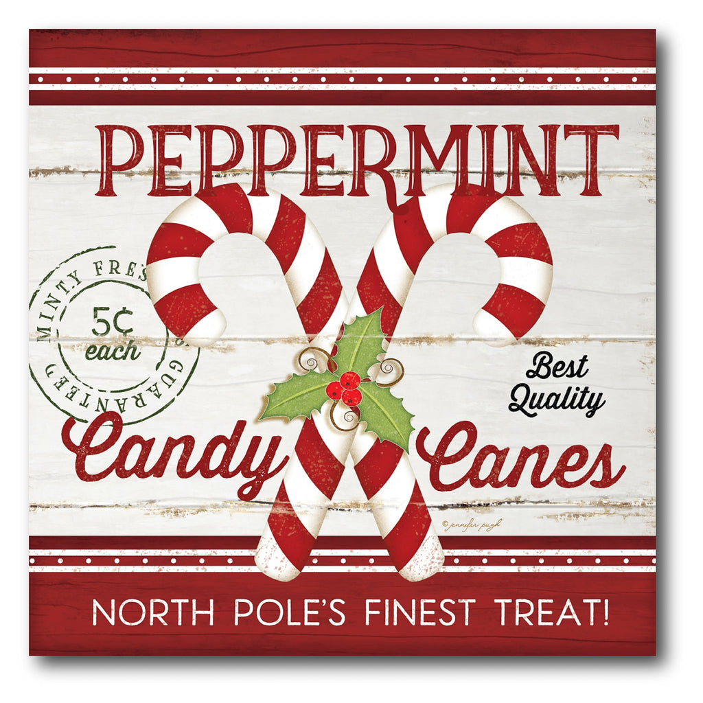 Candy Canes Gallery-Wrapped Canvas Wall Art