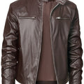 Wallace | Moto-Jacke mit Stehkragen