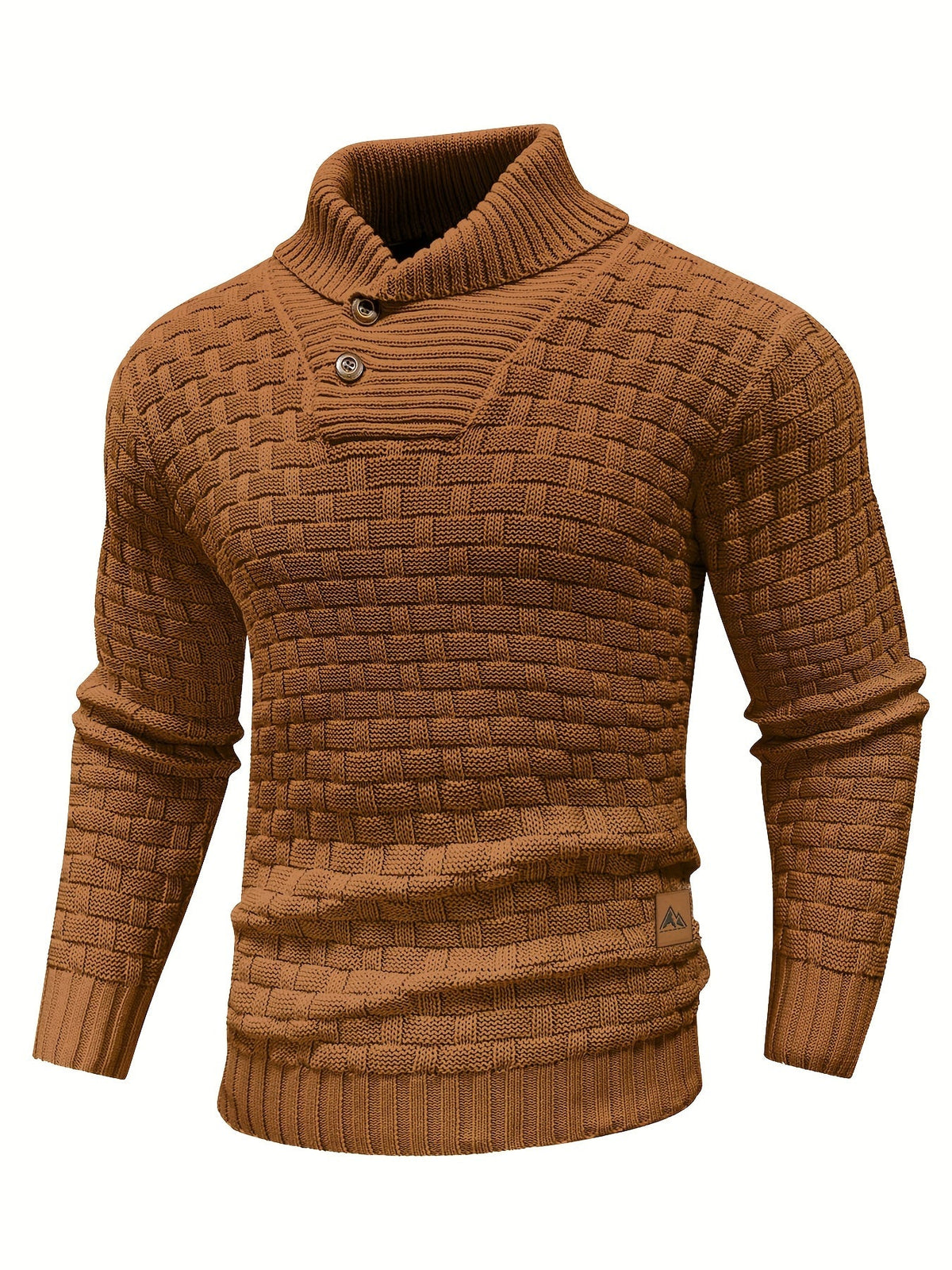 Barrett | Textured Shawl-Collar Jumper