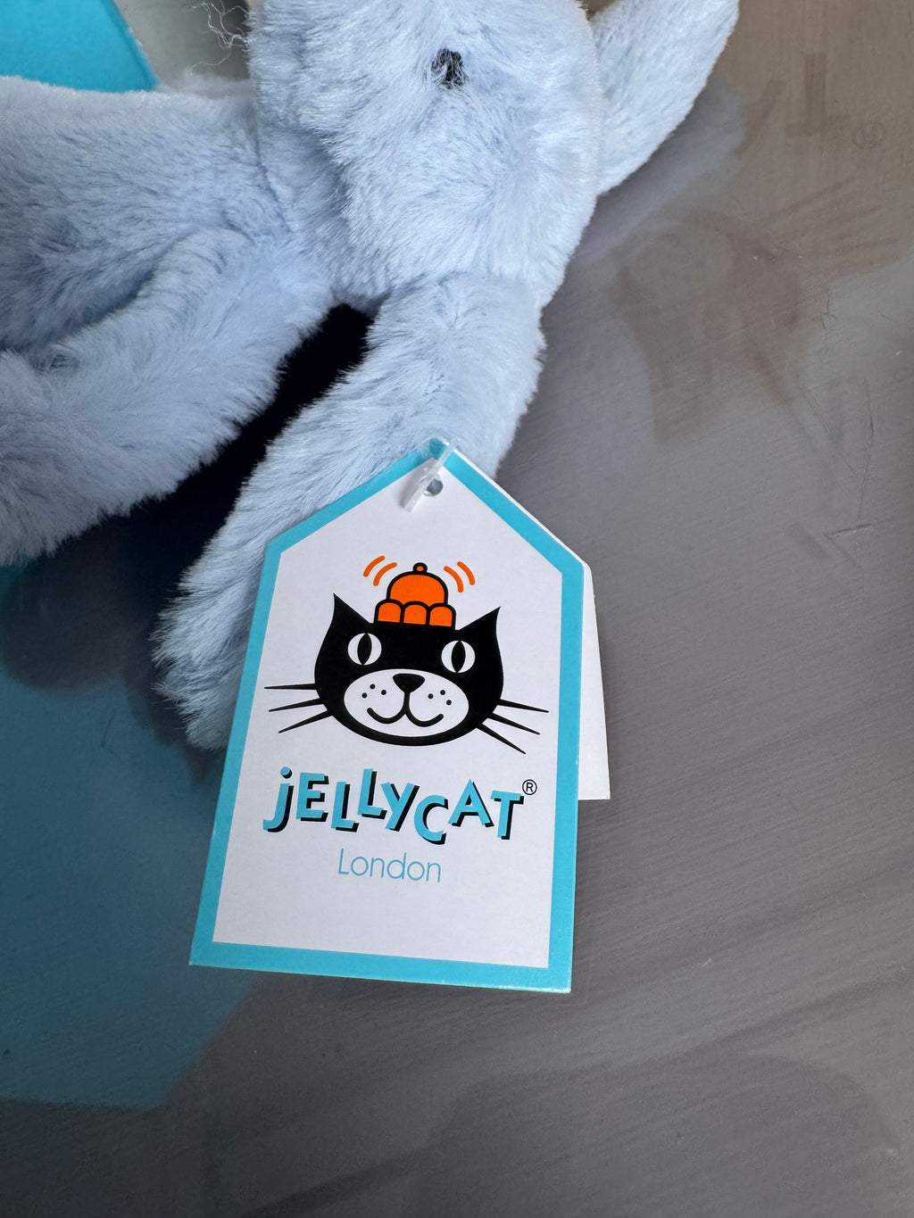 Jellycat Bashful Blue Bunny Baby