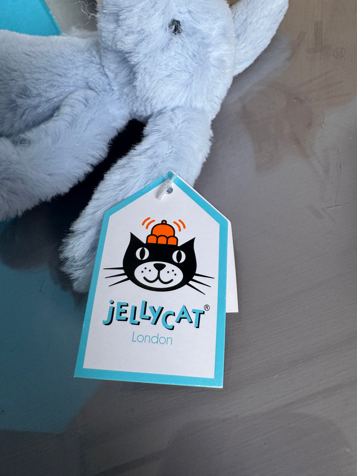 Jellycat Bashful Blue Bunny Baby