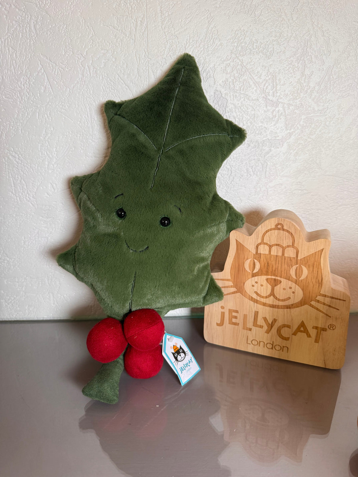 Jellycat Woodland Holly Leaf