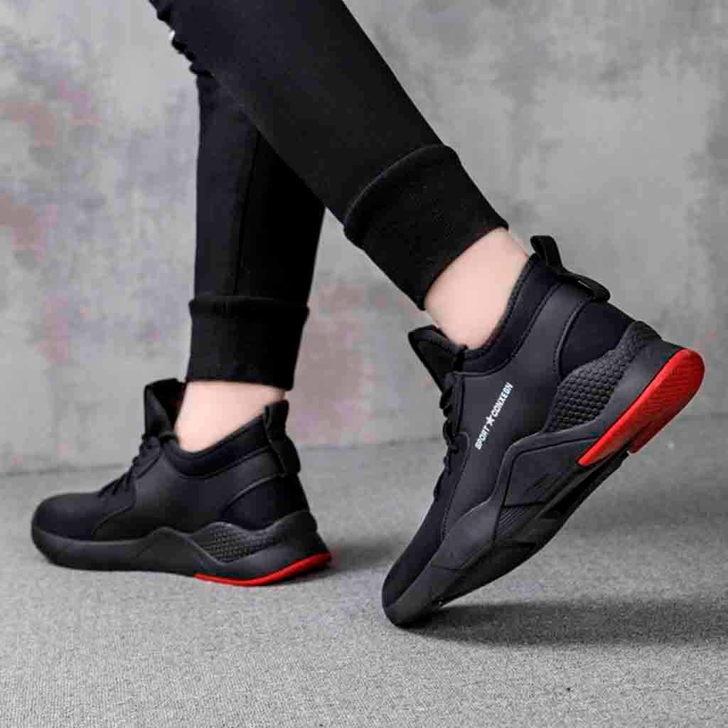 Men Casual Shoes Mesh Slip On Flat Breathable Sneaker Shoes