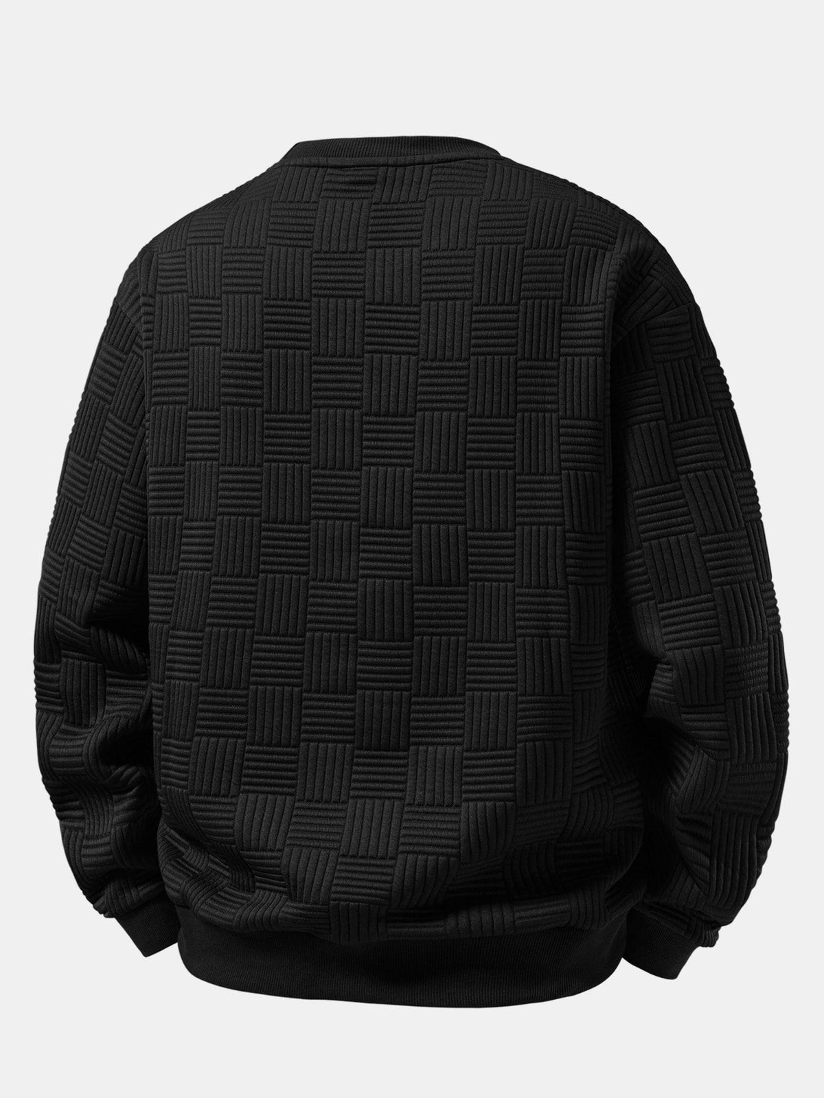 Relaxed Fit Stripe Jacquard Sweatshirt