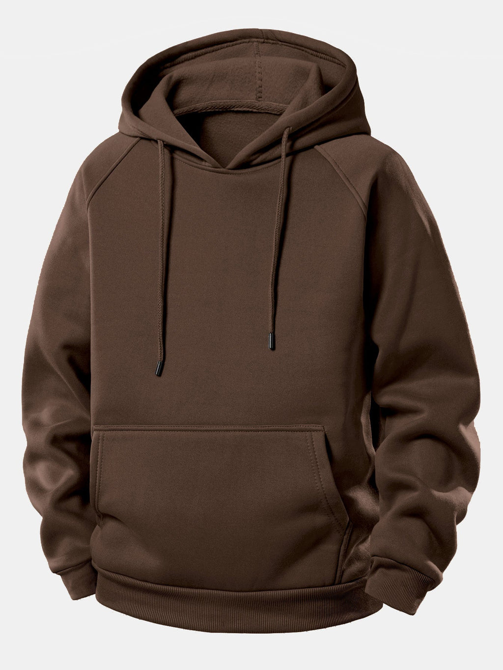Koi Fish Lotus Print Drawstring Hoodie