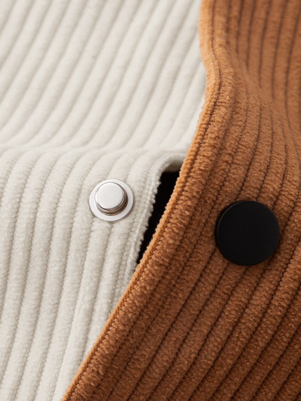 Color Block Corduroy Jacket