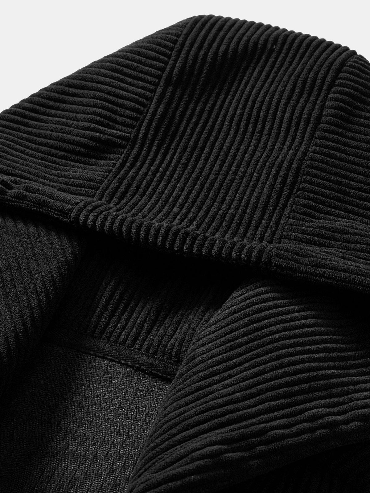 Corduroy Zip-Up Hoodie
