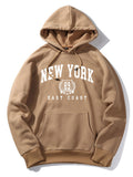 New York East Coast Print Hoodie