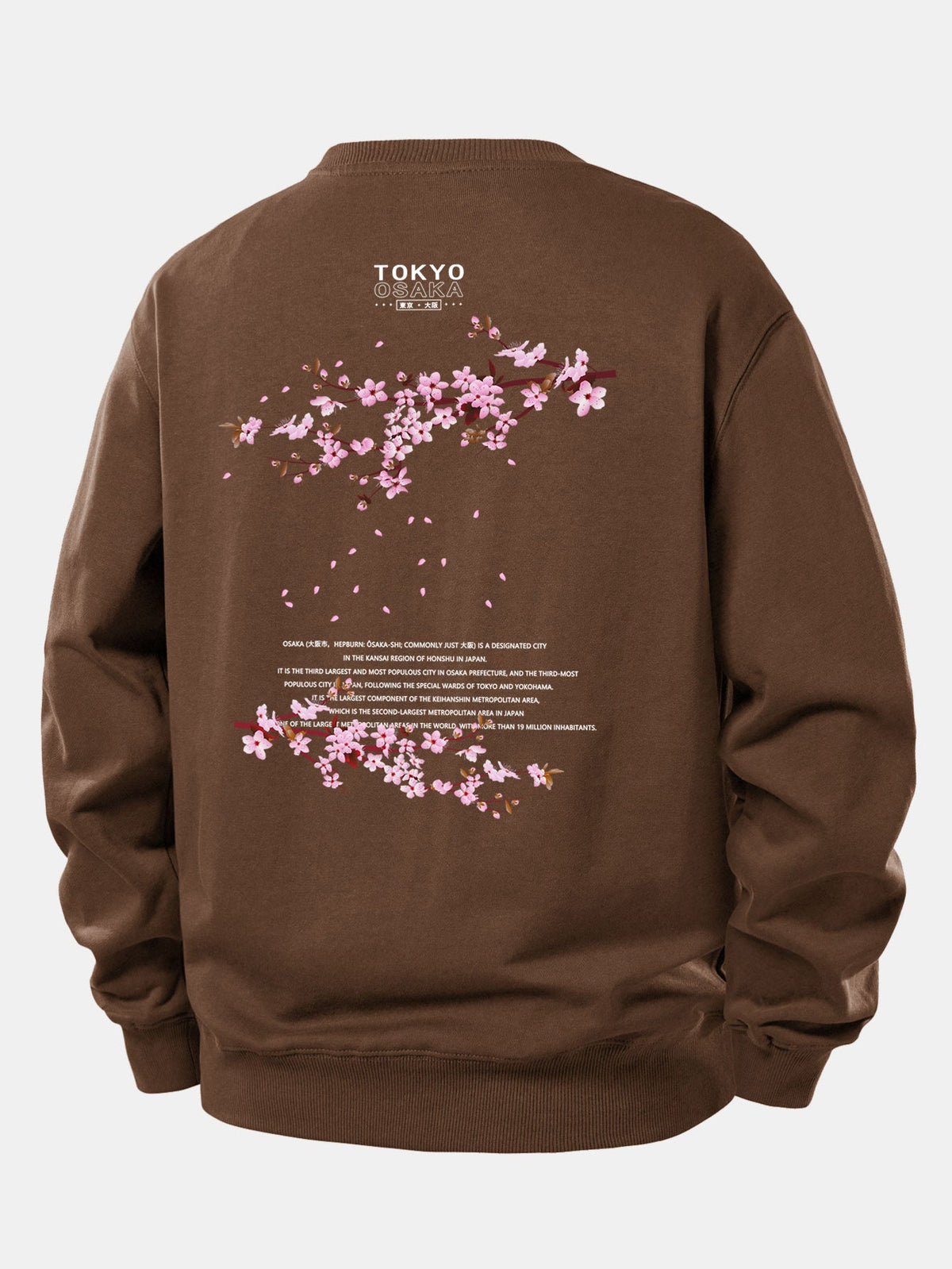 Tokyo Osaka Print Relax Fit Sweatshirt