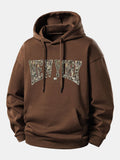 Camouflage New York Print Relax Fit Hoodie