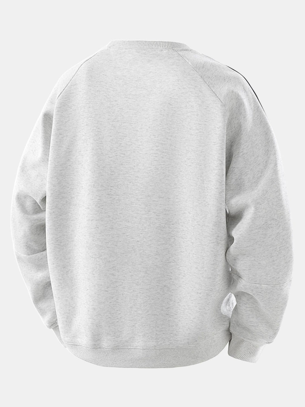 Relax Fit Vintage Stripe Raglan Crewneck Sweatshirt