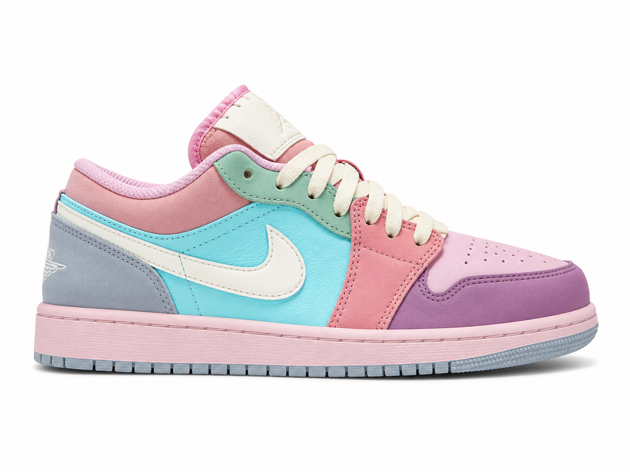 Air Jordan 1 Low SE – Pastel Easter Multi-Panel Pink Lavender Mint