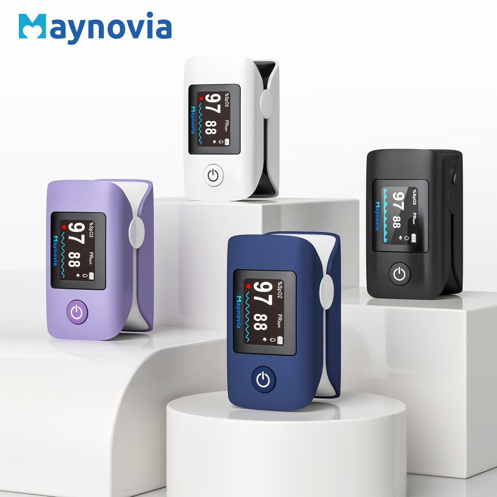 Blood Pressure Monitor, Oximeter Fingertip Digital BP Machine Home Use, Fully Automatic Hypertension Tracker
