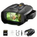 Night Vision Goggles with Built-In 3W IR Illuminator, 200MP HD, 10X Digital Zoom, 5W IR Light, Battery