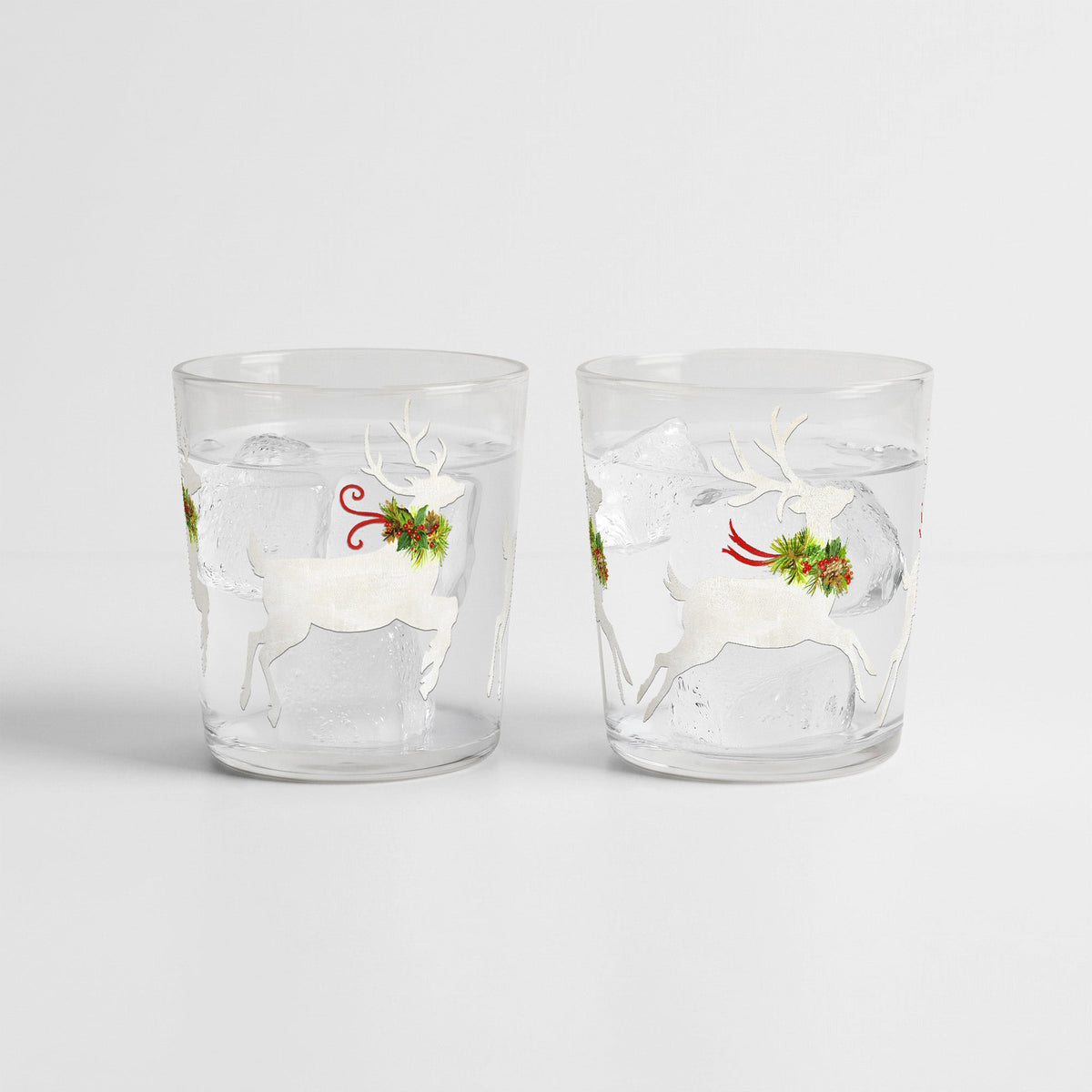 Dasher and Dancer - Balsam Fir and Cranberry Spice 9.6oz Soy Wax Candle 2 Piece Set
