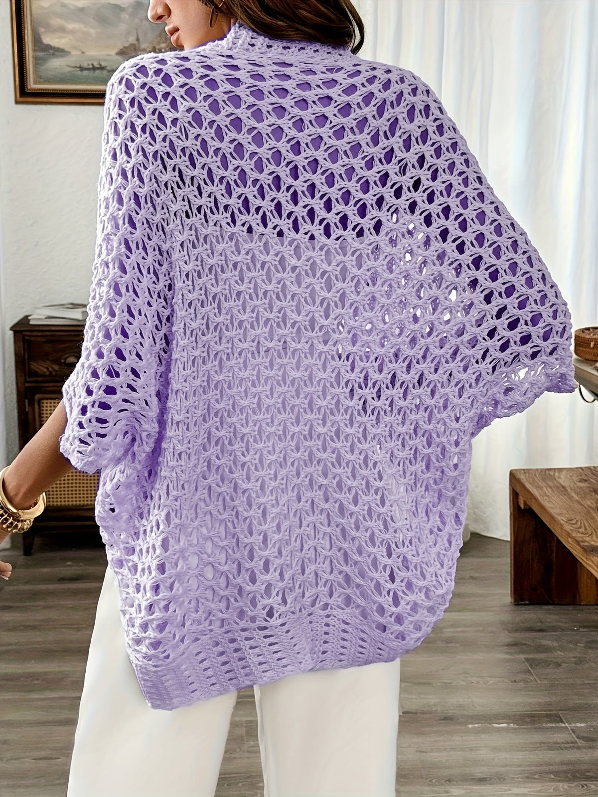 Josie | Offener Fledermausärmel-Cardigan