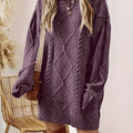 Wilhelmina | Cosy Cable-Knit Sweater Dress
