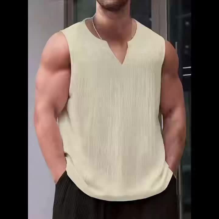 Damon | Entspanntes V-Neck-Tanktop