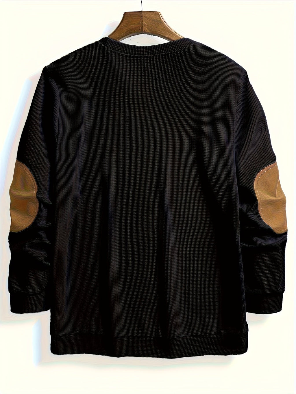 Oliver | Elbow-Patch Waffle-Knit Jumper
