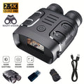 Infrared Night Vision Goggles HD 2.5K with 10X Zoom & CMOS Sensor – Full-Dark Visibility Binocular Scope for Hunting, Boating & Outdoor Adventures, Photo & Video Capture, Battery Powered