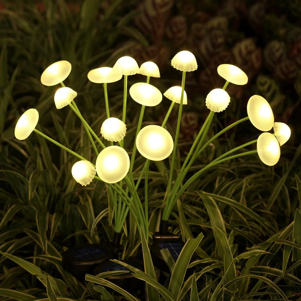 Mushroom Solar Garden Stake Light
