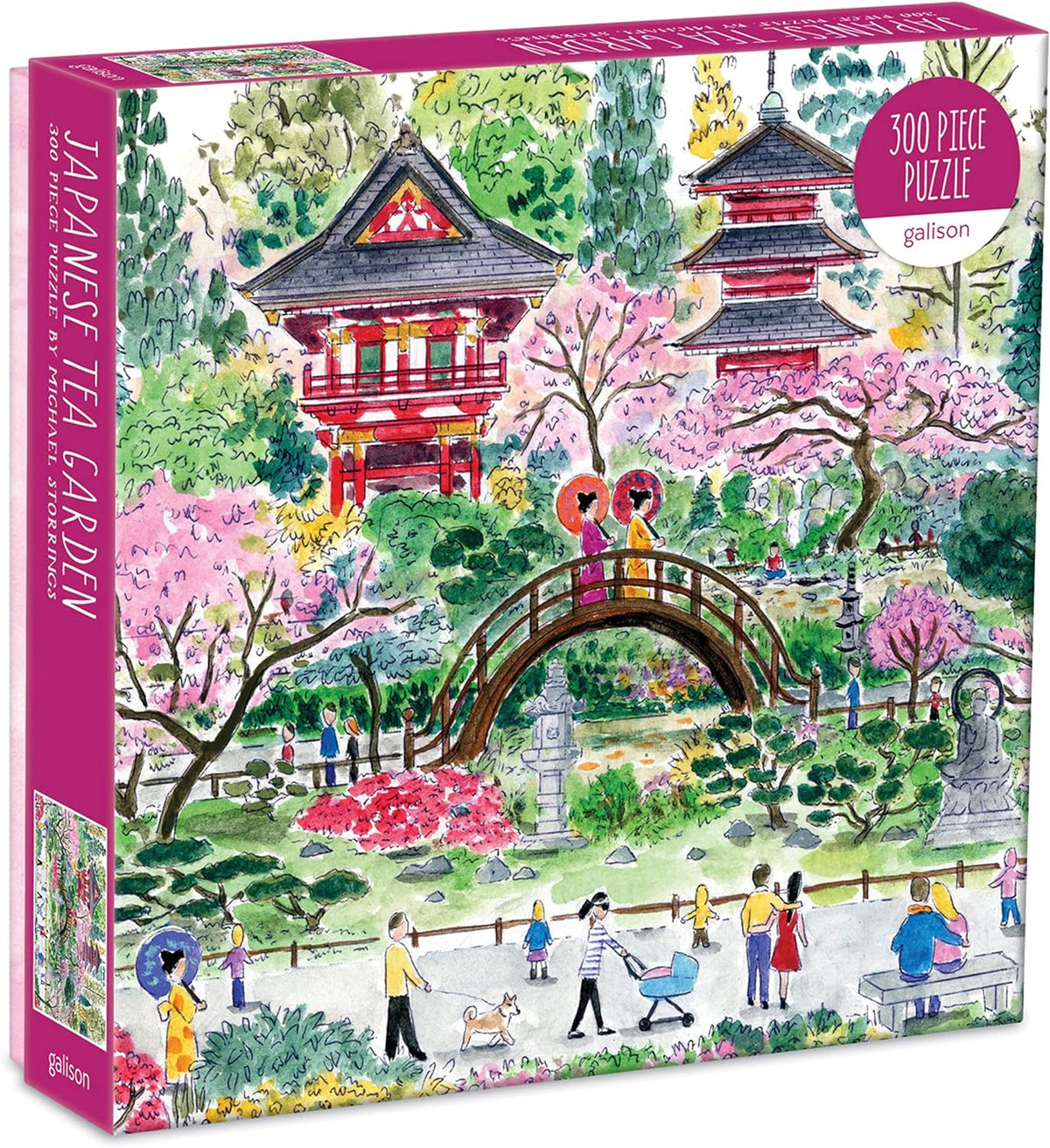 Galison Michael Storrings Japanese Tea Garden 300p Puzzle