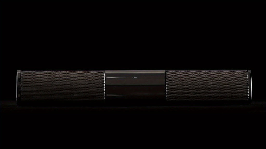 Compact 13-Inch TV Soundbar with Bluetooth, TWS Pairing, TF, AUX, FM Radio and USB Playback