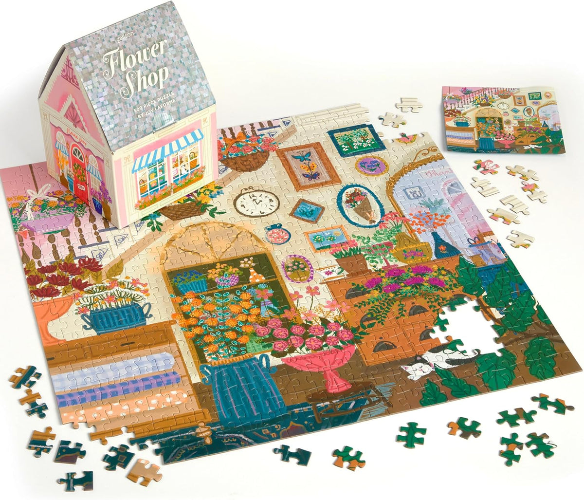 Galison Joy Laforme Flower Shop 500pcs Puzzle