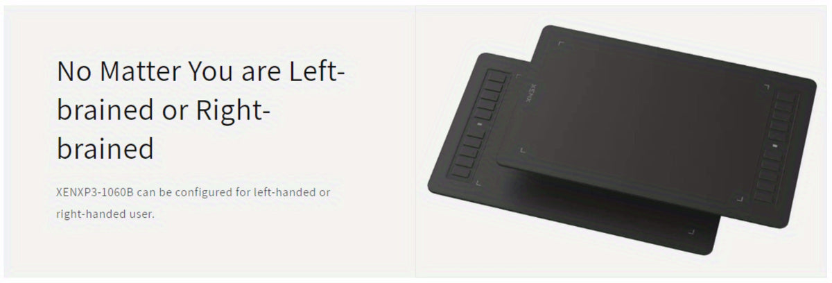 Graphics Drawing Tablet, XENX 10 x 6.22 Inch, 8192 Pressure Sensitivity Battery-Free Passive Stylus
