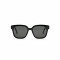 Oversized Square Sunglasses — Matte Black