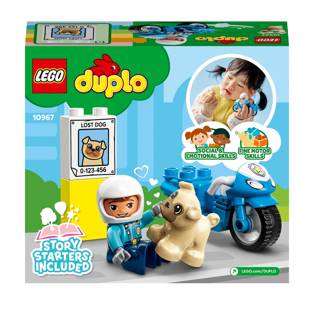 10967 LEGO® Duplo - La moto de police